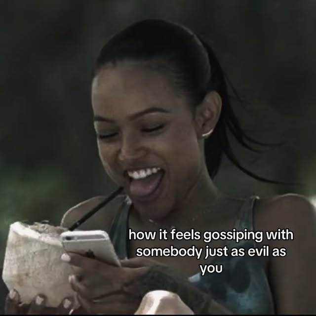Relatable Evil Gossiping Meme