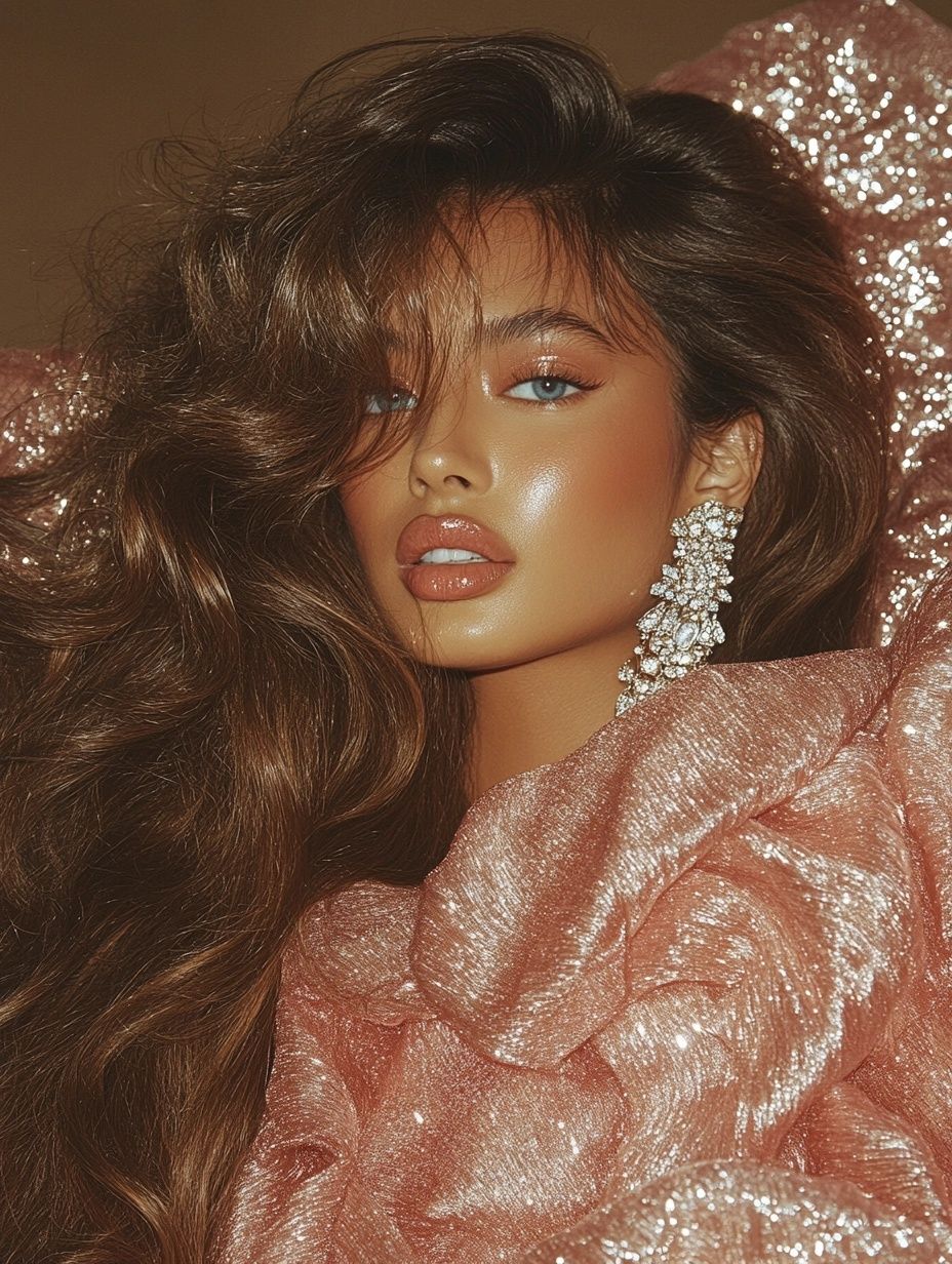 Glamorous Woman Fashion Portrait