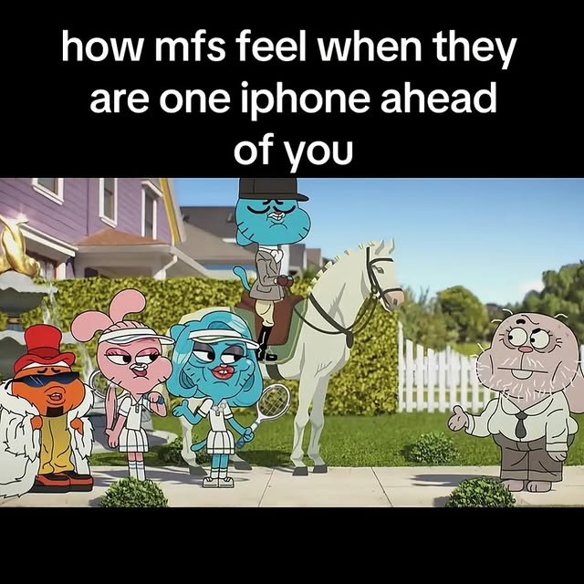 One iPhone Ahead Meme