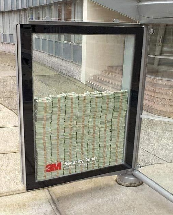3M Security Glass Advertisement