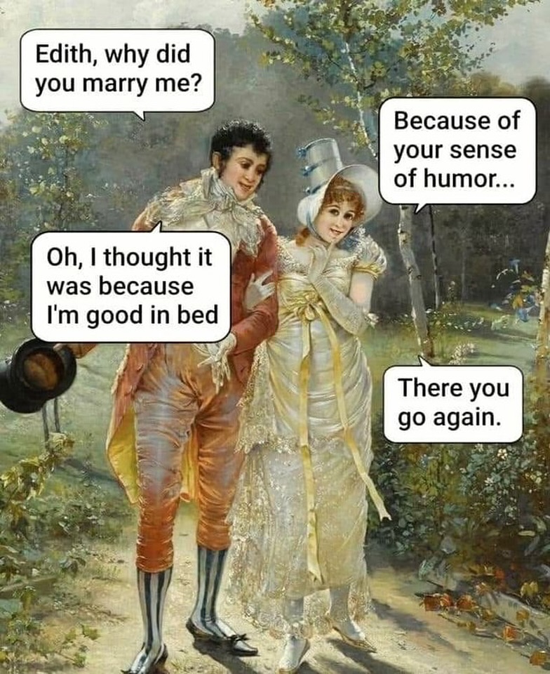 Classical Painting Couple Meme