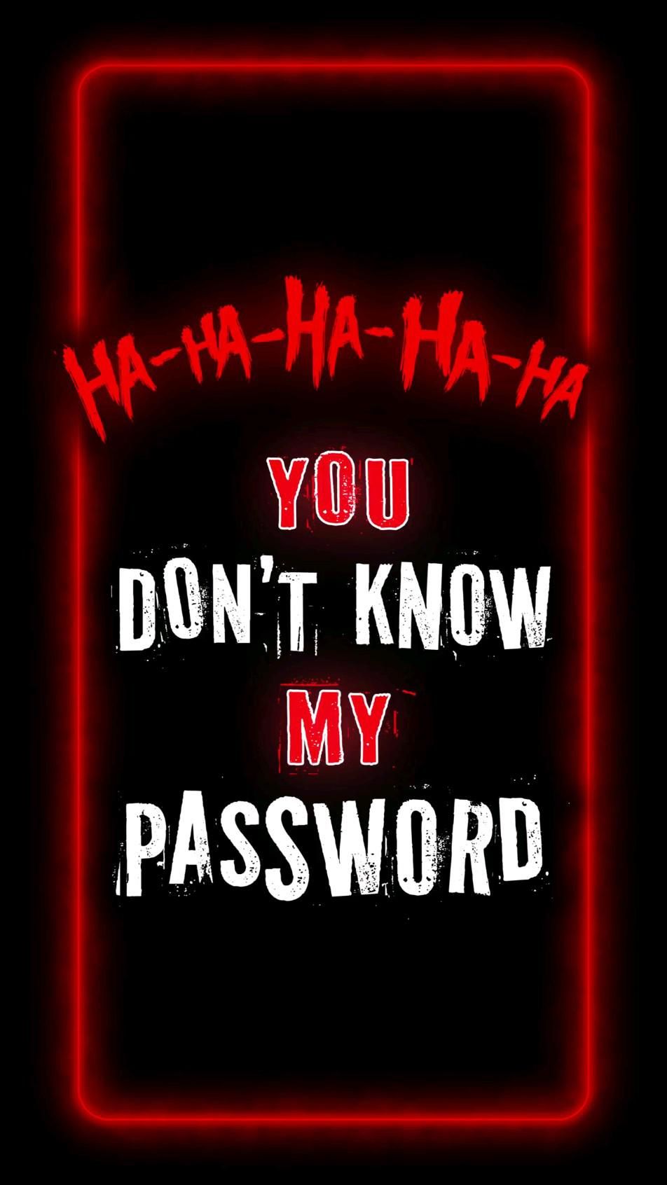 Funny Password Lock Screen