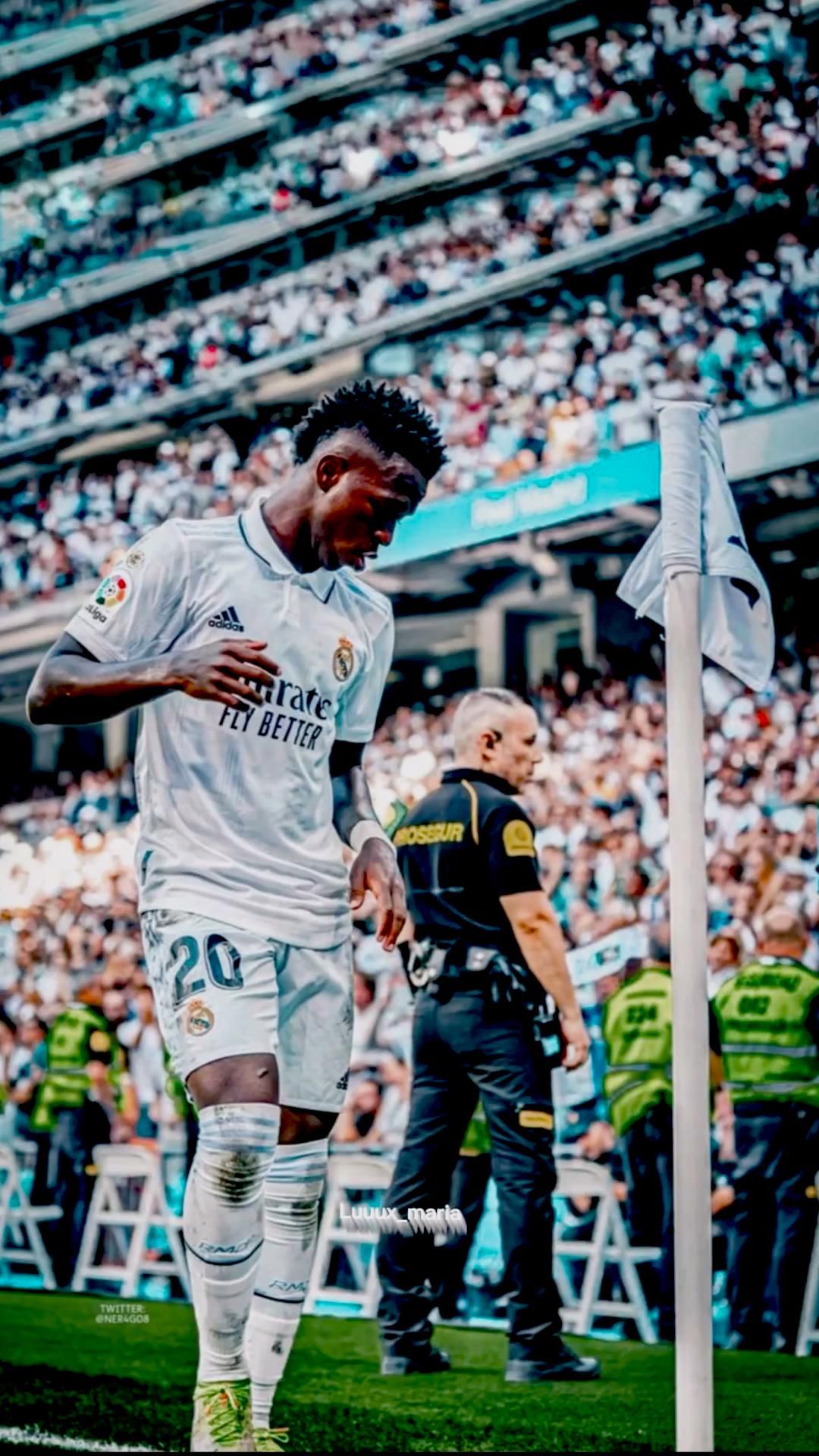 Vinicius Junior during football match