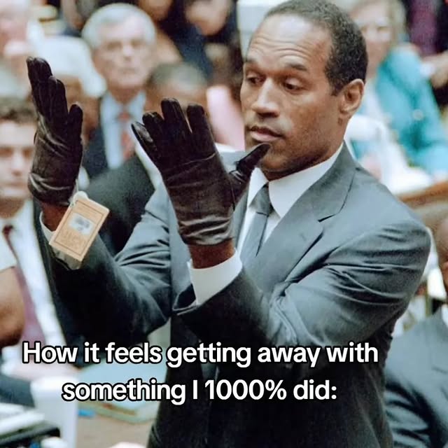 OJ Simpson Getting Away With It Meme