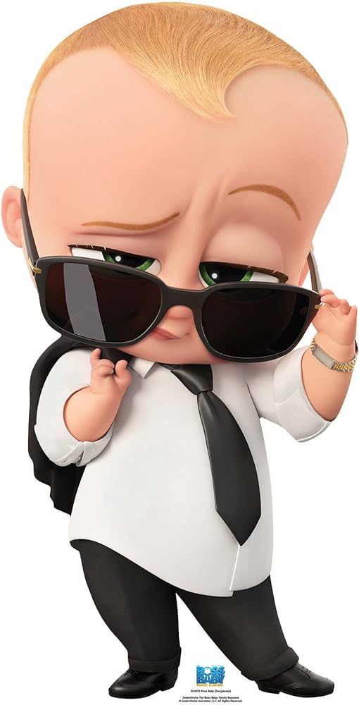 The Boss Baby Adjusting Sunglasses