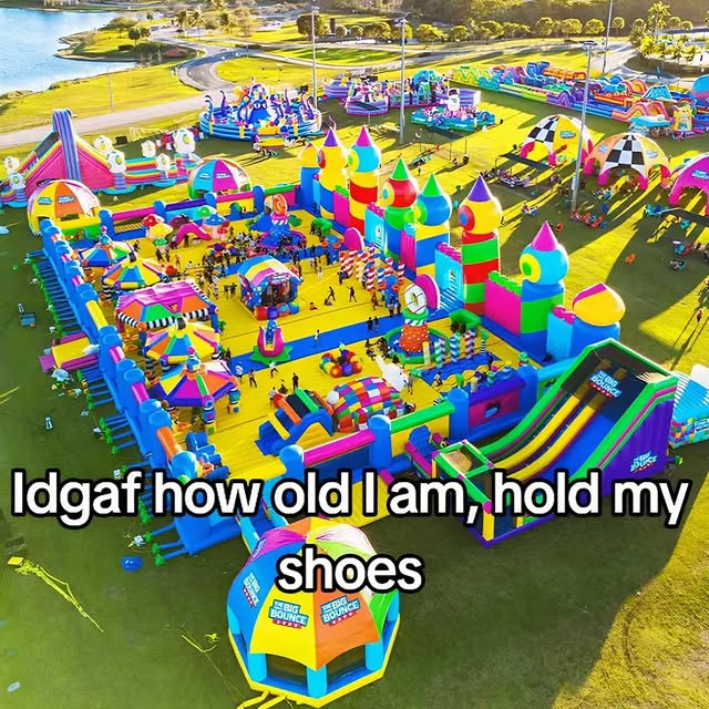Giant Inflatable Bounce Park Meme