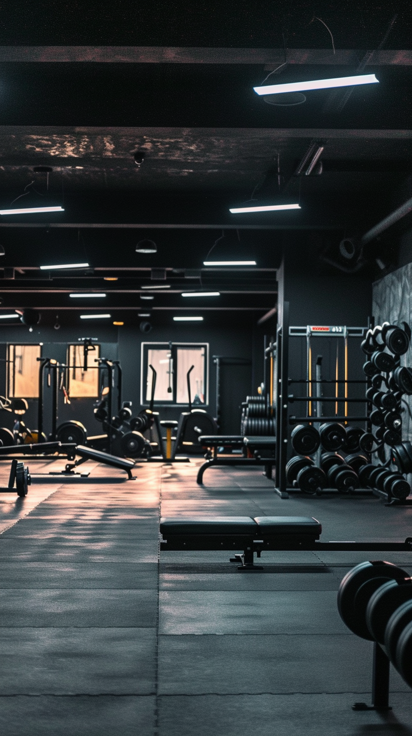 Empty Modern Gym Interior