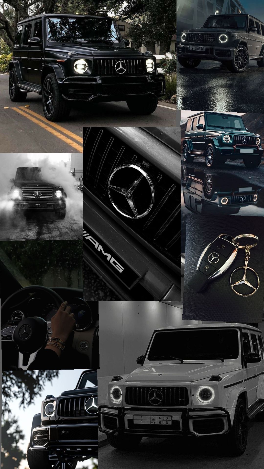 Collage of Mercedes G-Class Cars