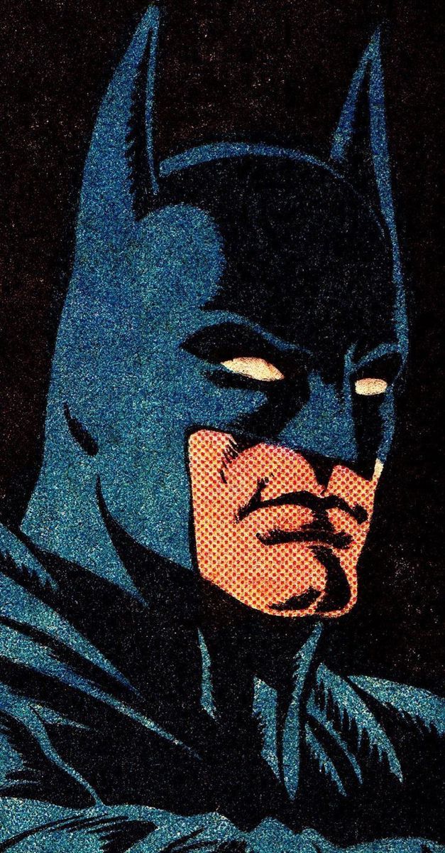 Vintage Comic Batman Headshot