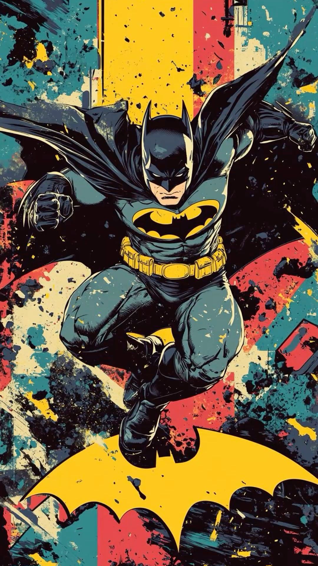 Comic Style Batman Illustration