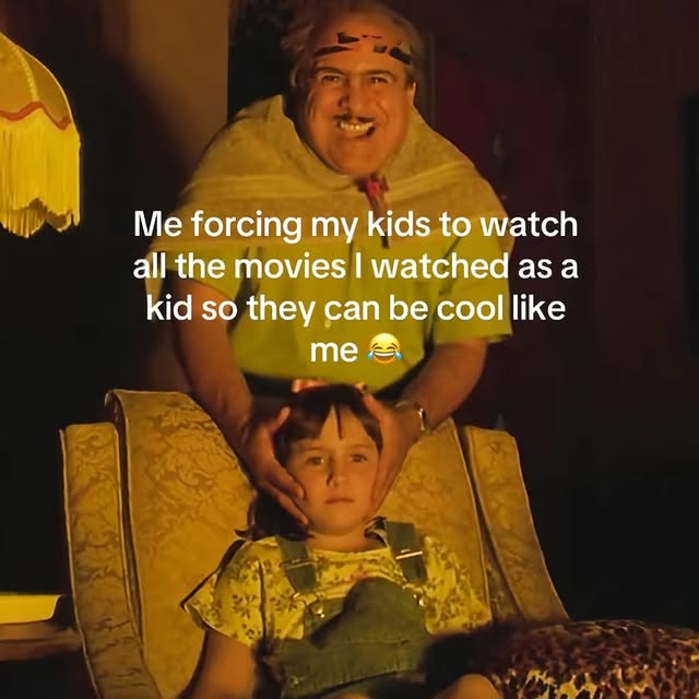 Forcing Kids To Watch Old Movies Meme
