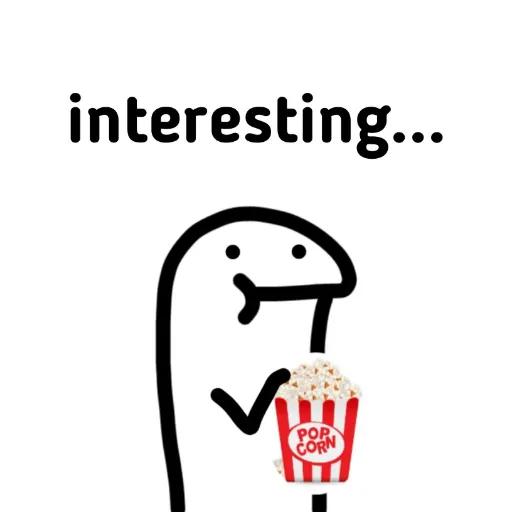 Interesting Popcorn Reaction Meme