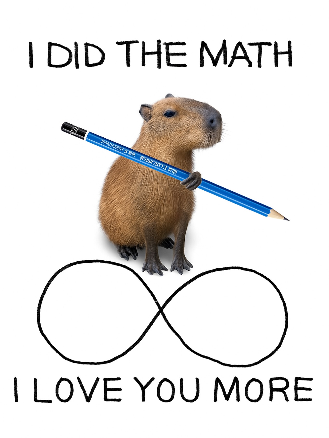 Capybara I Love You More Meme