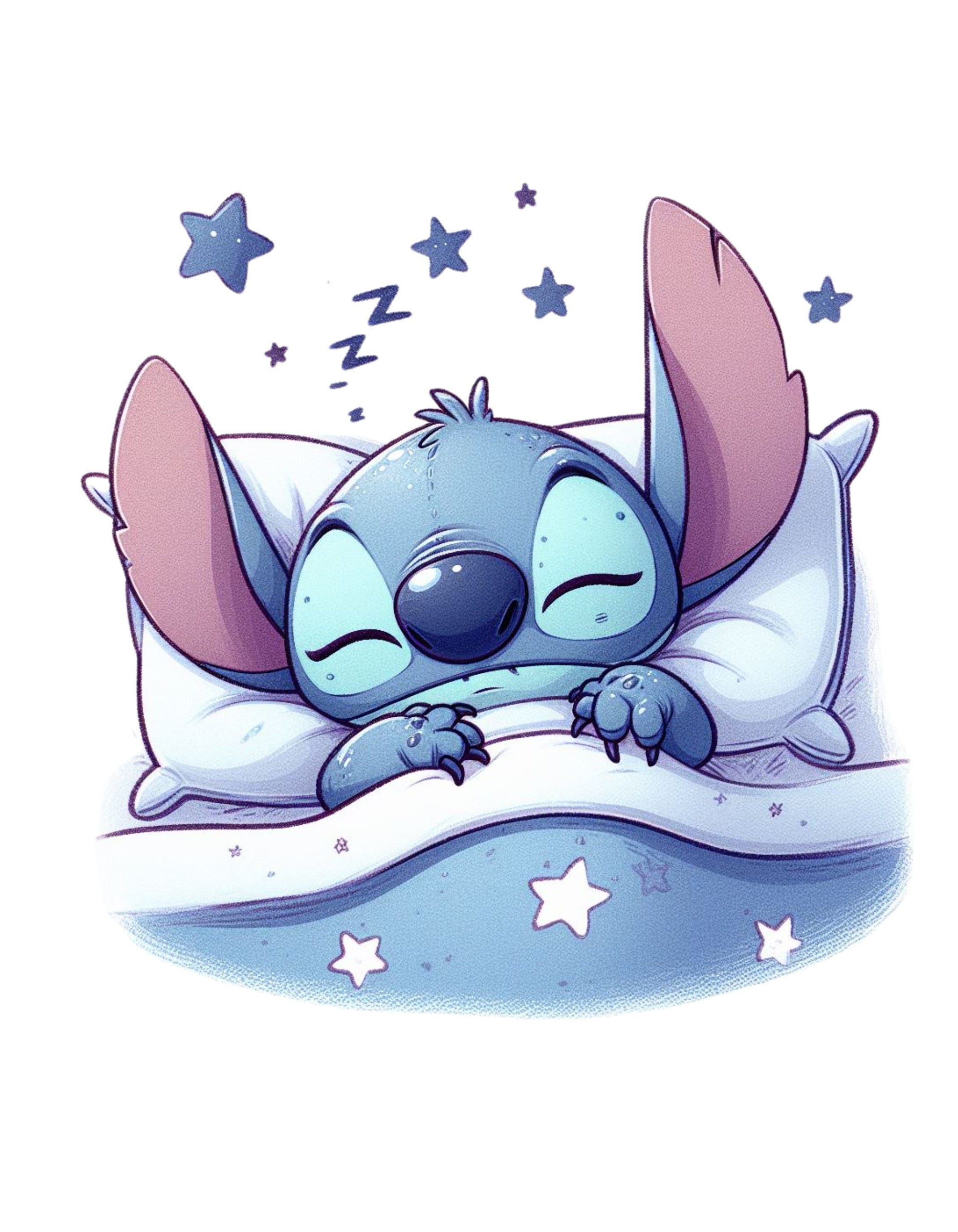 Sleeping Stitch in Bed