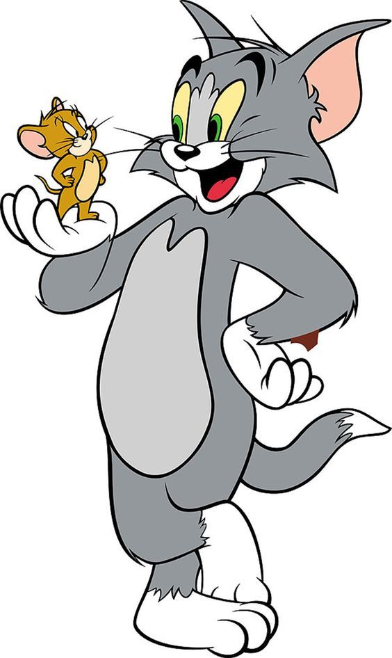 Tom and Jerry Cartoon Illustration