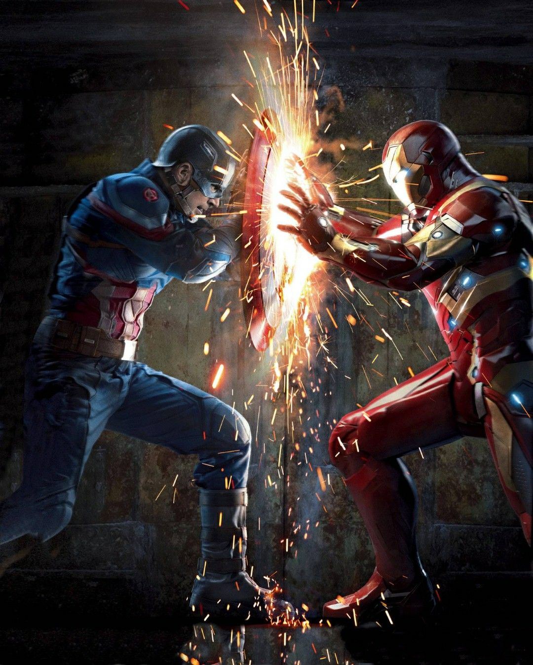 Captain America vs Iron Man Clash